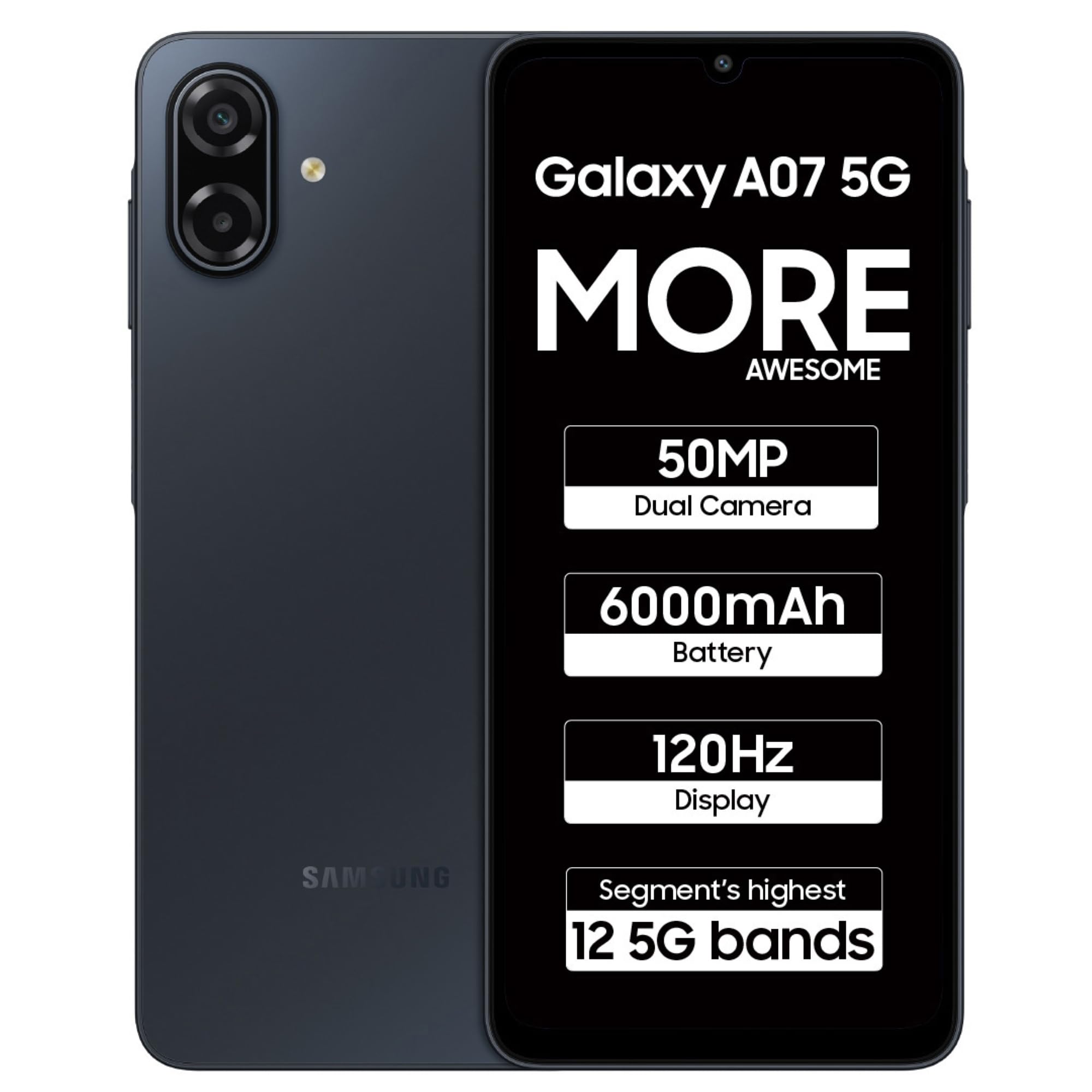 Samsung Galaxy A07 5G (4GB RAM + 128GB Storage)
