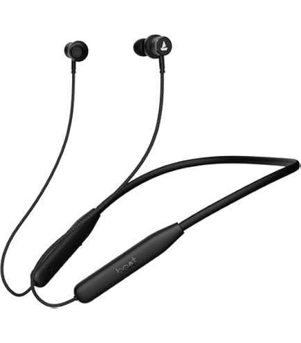 boAt Rockerz Strive Wireless Neckband | 30H Playback | Bluetooth 5.3 | BEAST Mode | ENx Calling | Onyx BlackProduct Description  Experience powerful boAt Signature Sound with the boAt Rockerz Strive Wireless Neckband. Featuring 30 hours of battery life, Bluetooth 5.3, BEAST Mode (60ms Low Latency) for gaming, and ENx Technology for crystal-clear calls, this neckband is perfect for music, gaming, workouts, and everyday use. Its lightweight design, magnetic earbuds, and IPX5 water resistance make it an ideal companion for active lifestyles