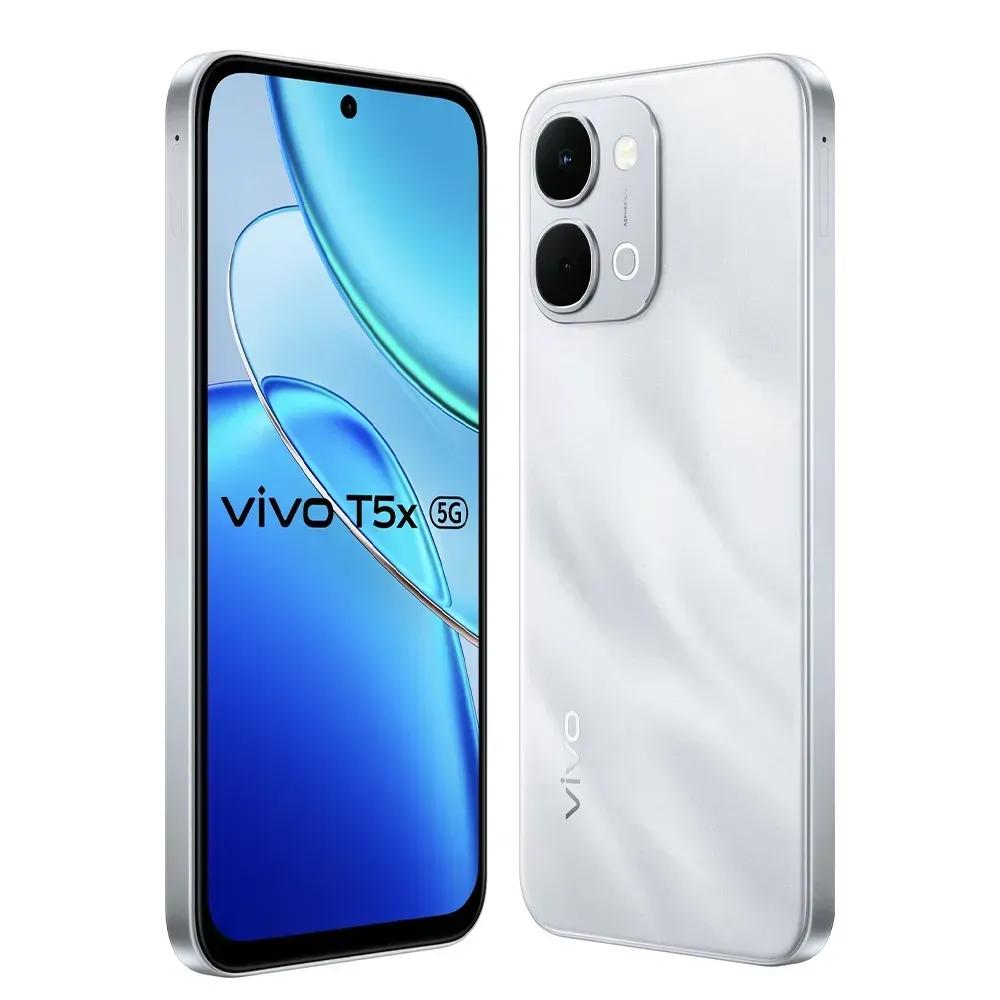 VIVO T5x 5G (8GB RAM, 256GB Storage) | 7200mAh Battery | 50MP Camera (Star silver)