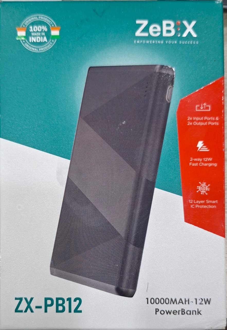 ZeBX 10000MAH 12W Power Bank