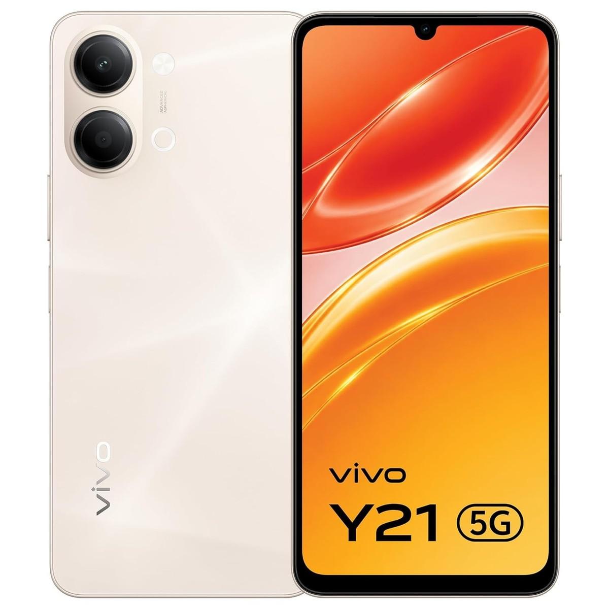 vivo Y21 5G (4GB RAM, 128GB Storage) | 6500mAh Battery | 44W FlashCharge | 50MP AI Camera